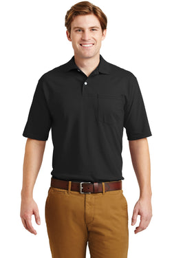 JERZEES® -SpotShield™ 5.4-Ounce Jersey Knit Sport Shirt with Pocket. 436MP
