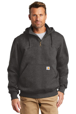 Carhartt ® Rain Defender ® Paxton Heavyweight Hooded Zip Mock Sweatshirt. CT100617