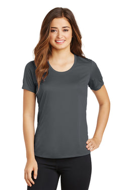 Sport-Tek® Ladies PosiCharge® Elevate Scoop Neck Tee. LST380